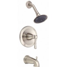 Danze D510015BNT Eastham Single Handle Tub and Shower Trim Kit  2.5 GPM  Valve Not Included  Brushed Nickel - B004O4I69U